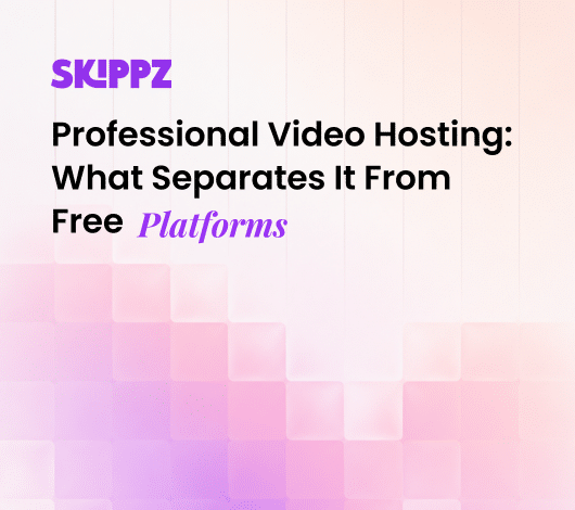 professional video hosting article banner
